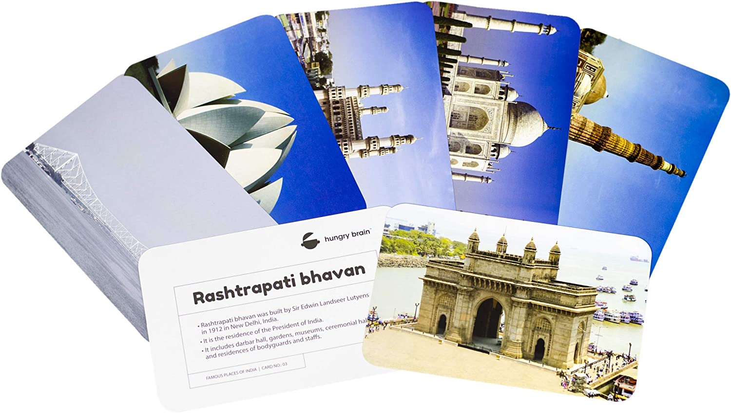 Famous Places in India - Flash Cards - Hungry Brain - Image 2