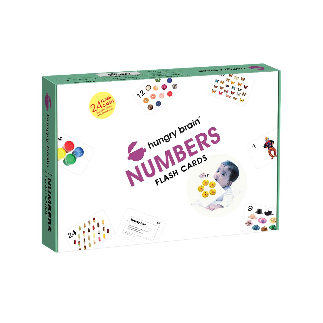 numbers flashcards - Hungry Brain