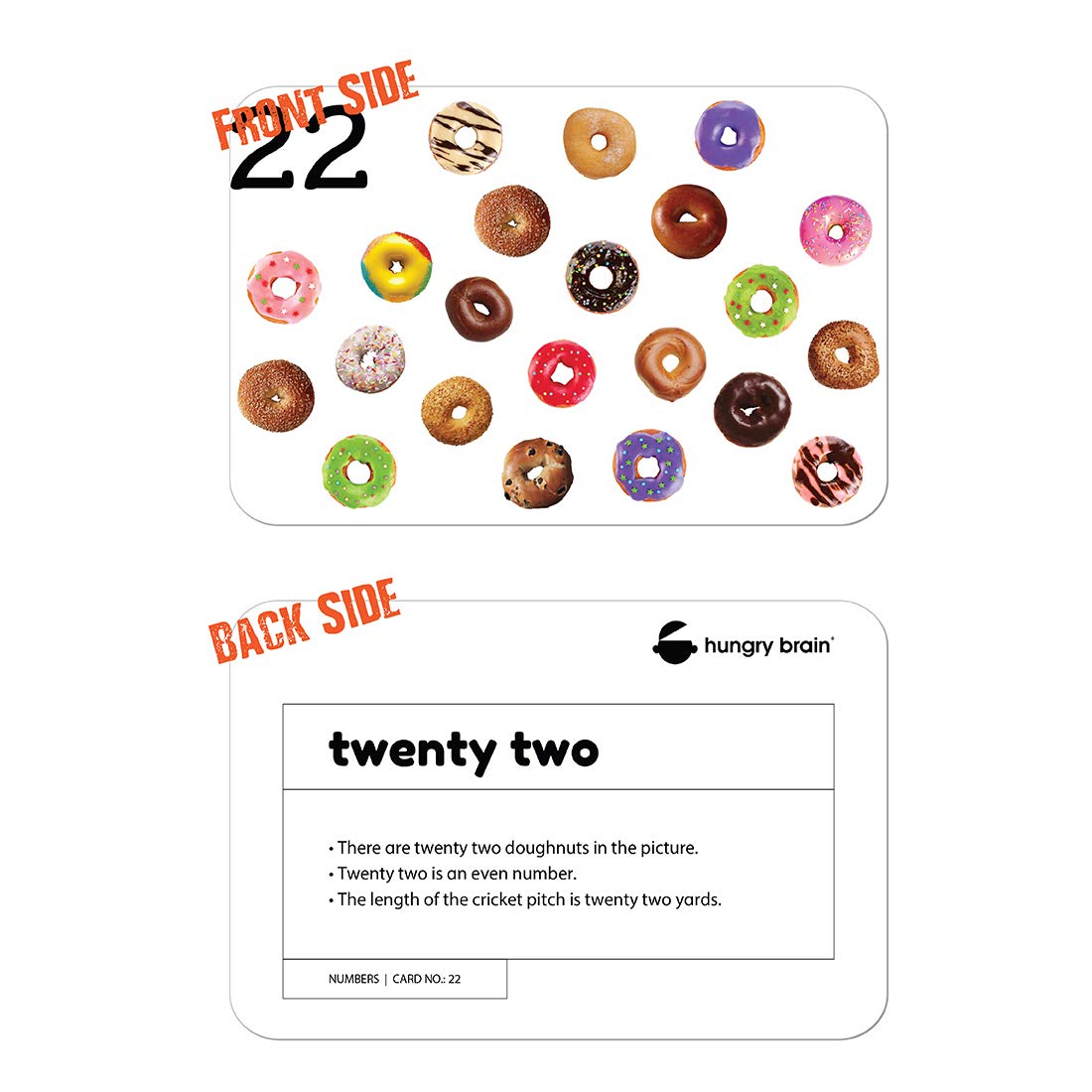 numbers flashcards - Hungry Brain