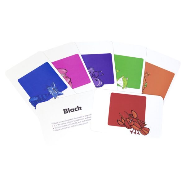 colours and shapes flashcard - Hungry Brain
