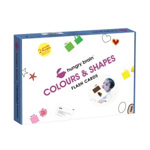colours and shapes flashcard - Hungry Brain