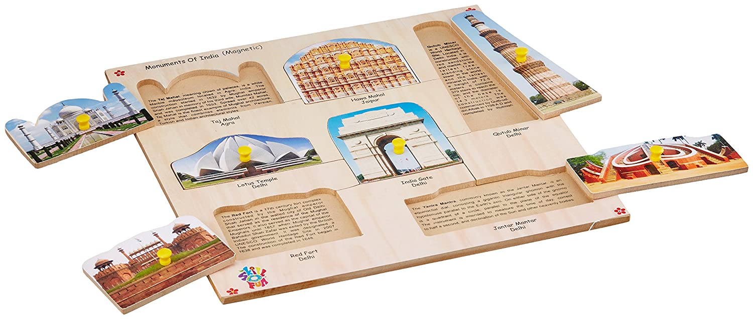 Monuments of India Identification Tray Skillofun