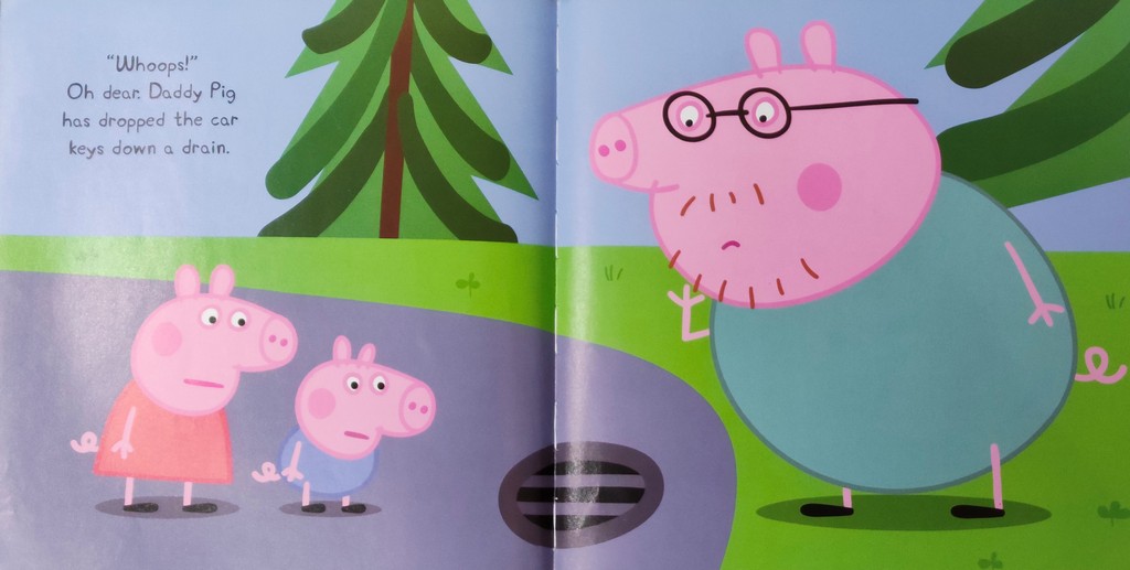 PEPPA PIG DADDY PIG LOST KEYS