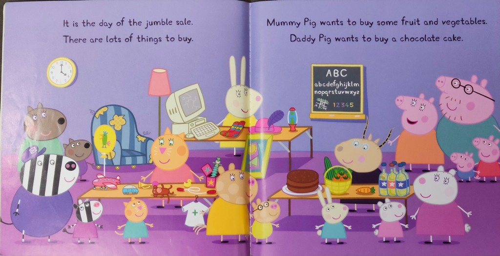 PEPPA PIG DADDY PIG OLD CHAIR