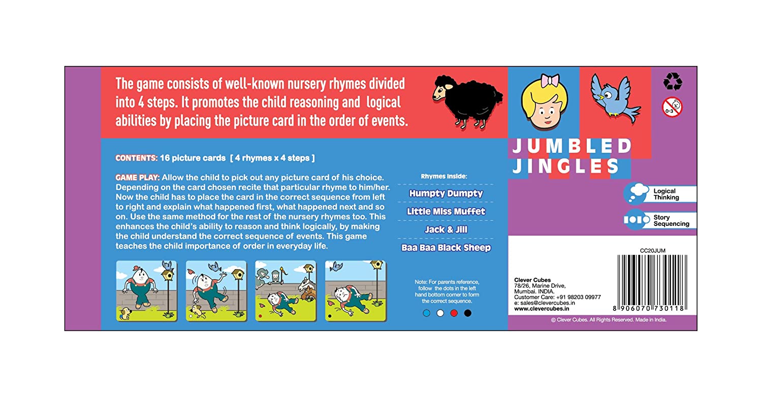 Jumbled Jingles Clever Cubes