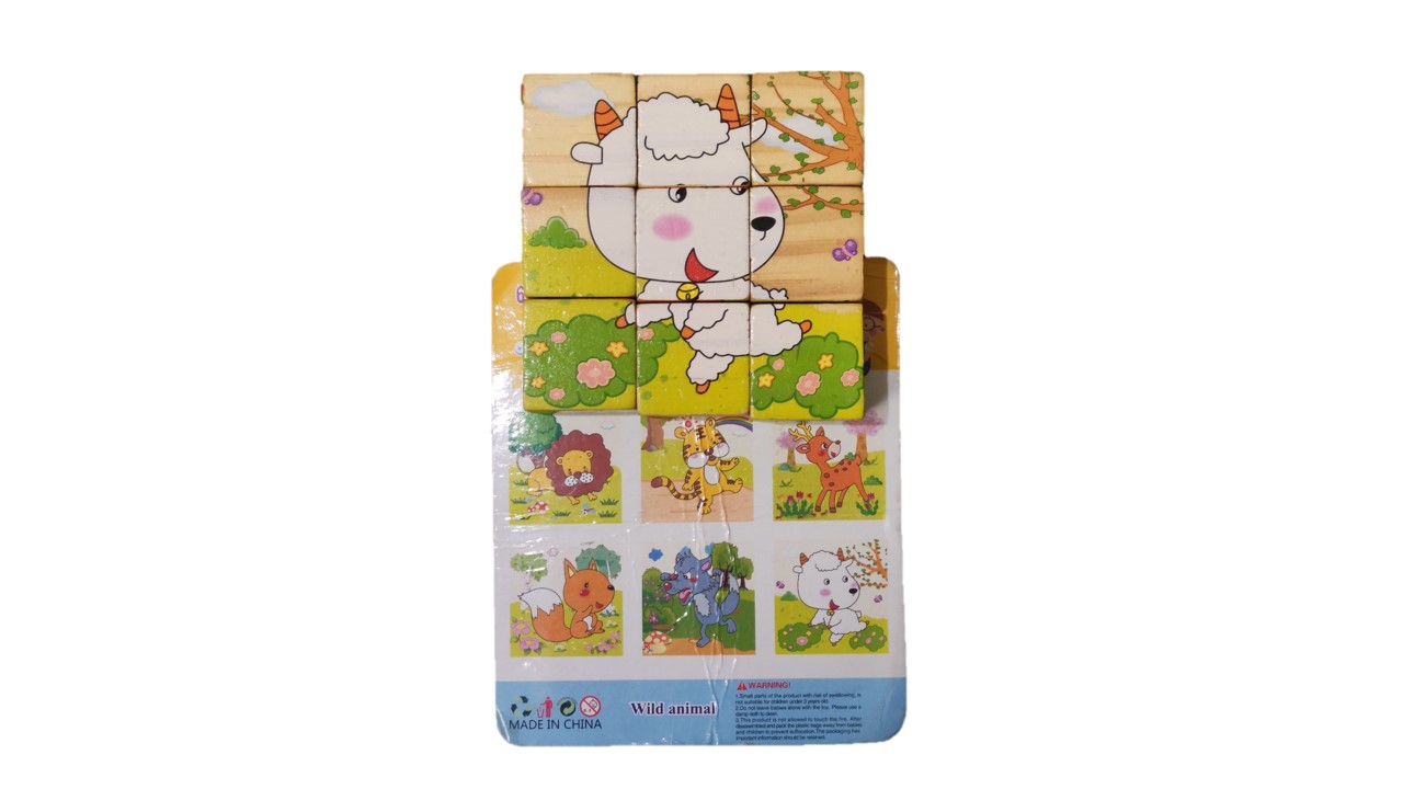 6 in 1 Picture Puzzle Block Cube