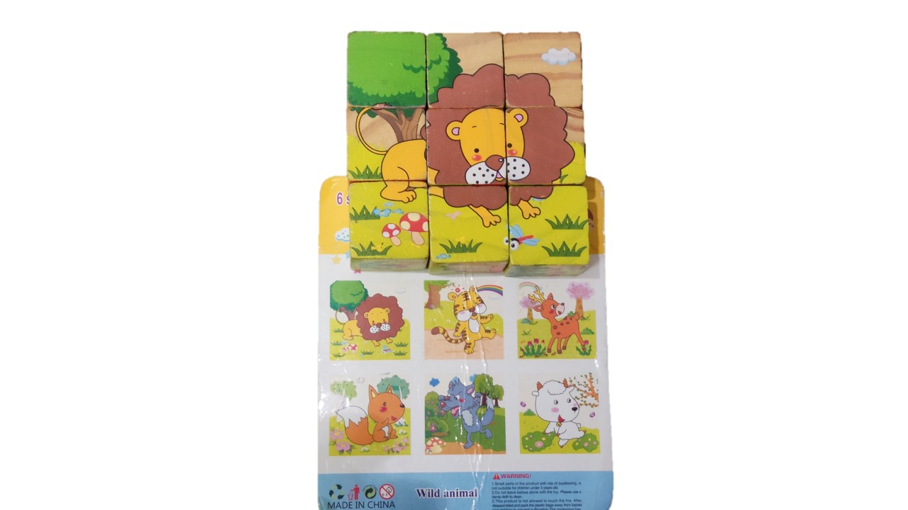6 in 1 Picture Puzzle Block Cube