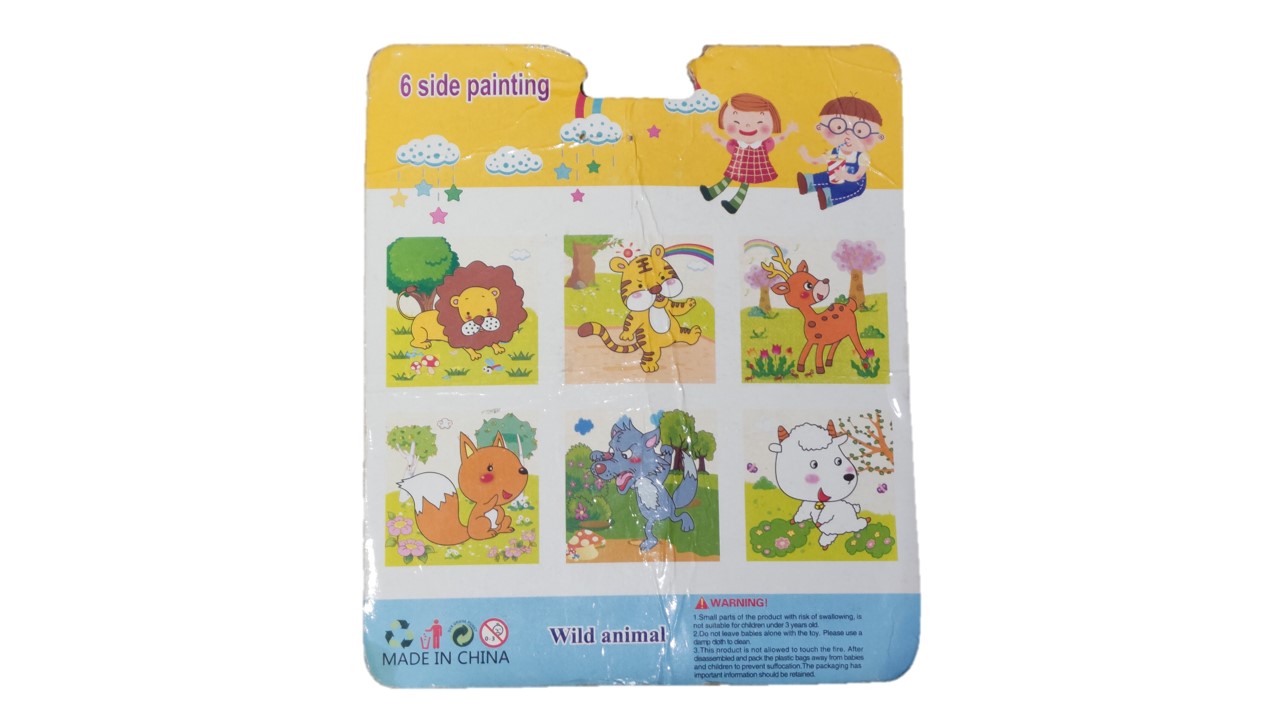 6 in 1 Picture Puzzle Block Cube