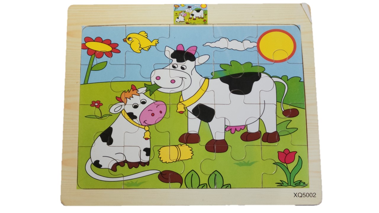 Cow Jigsaw Puzzle - 20 Pieces - Vibgyor Vibes