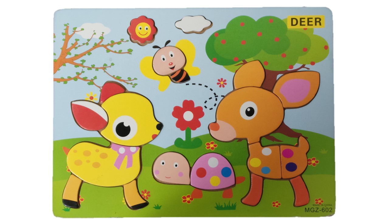 Deer In A Jungle Jigsaw Puzzle