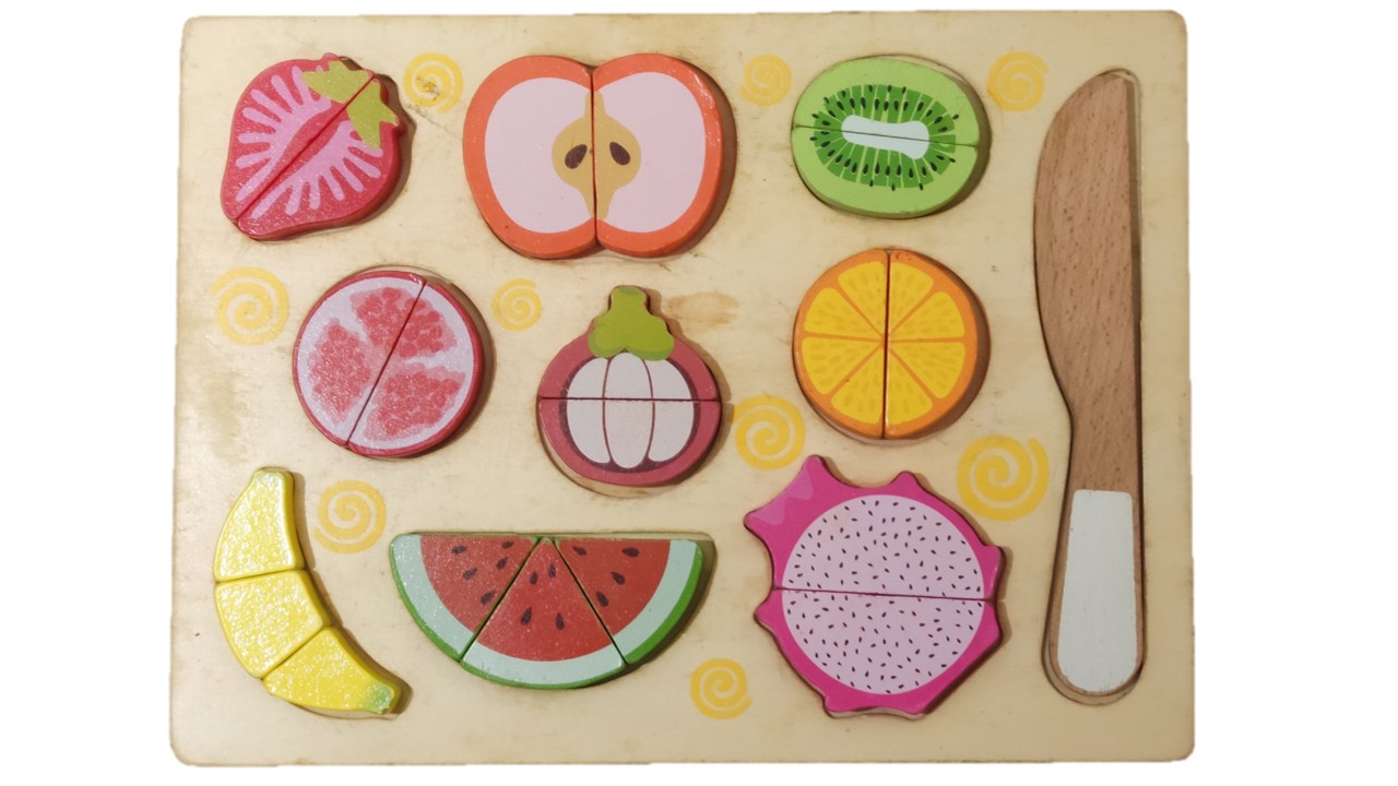 Fruit cutter wooden Chunky