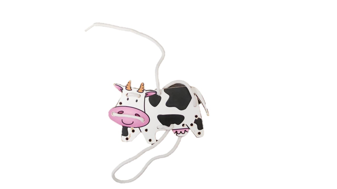 Lace it up cow Playmate