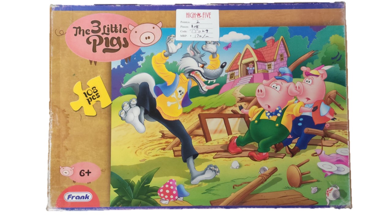 Three Little Pigs Jigsaw Puzzle  - Frank