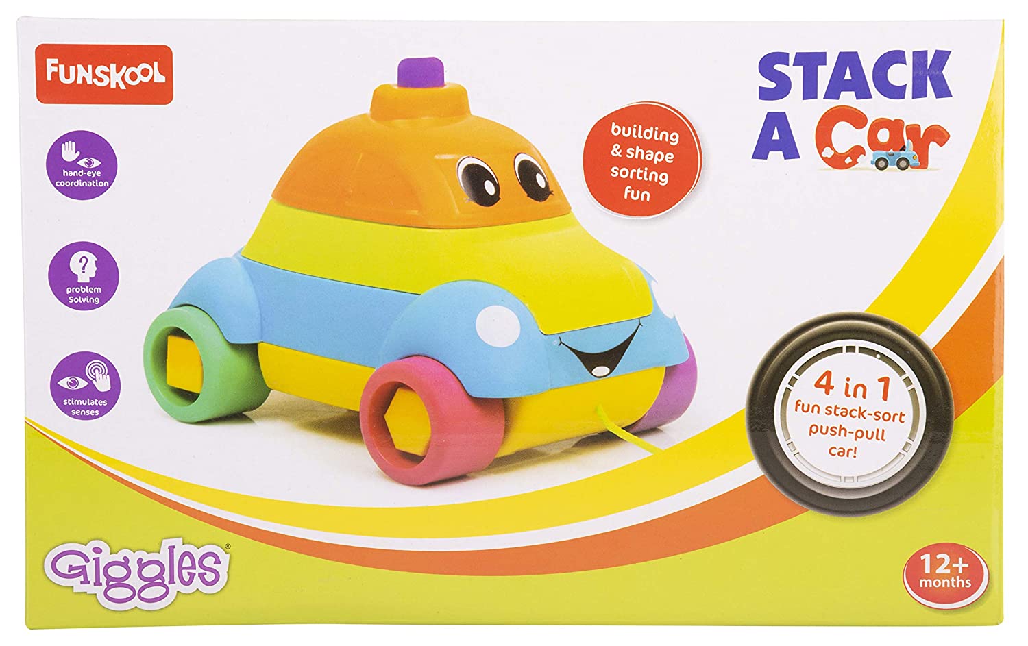 Stack a car Giggles Funskool