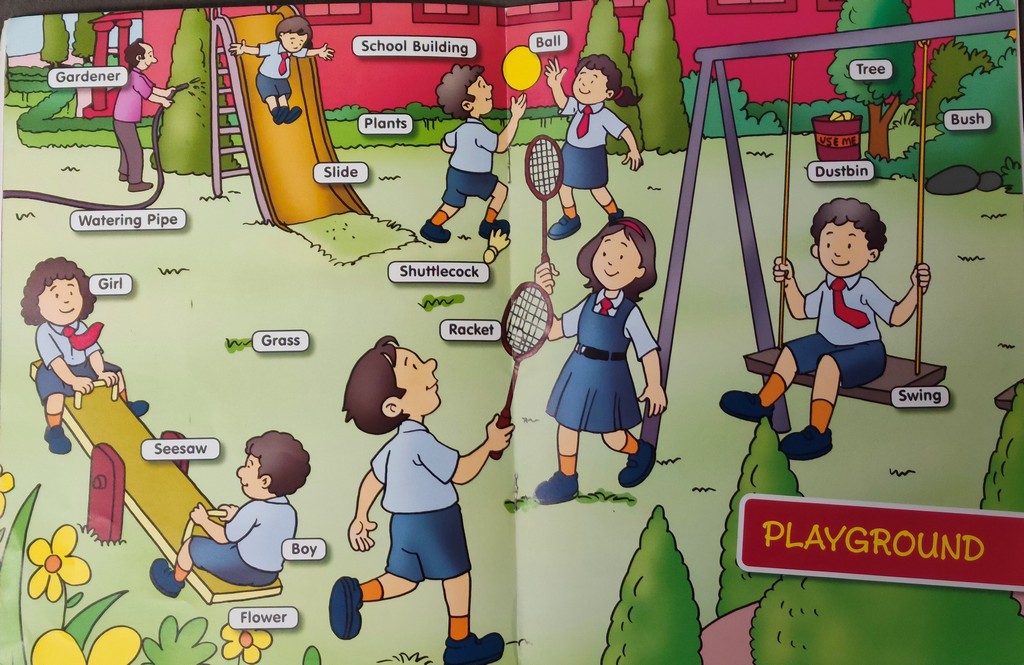 My School English Picture Word Book