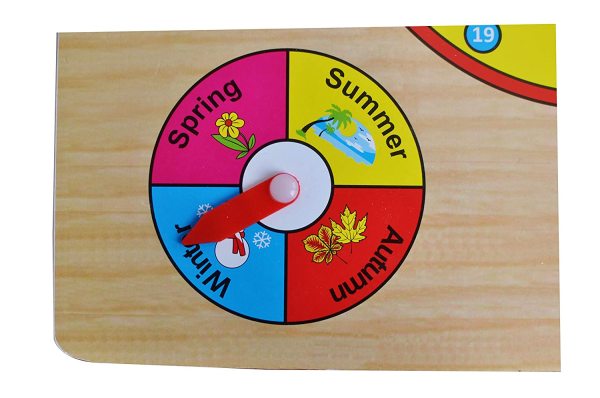 Wooden Clock Puzzle Time n Seasons