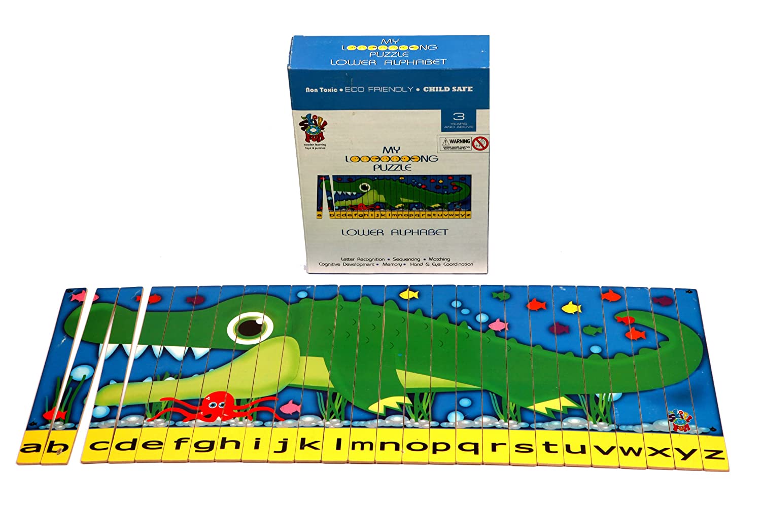 Small Alphabet Long Puzzle - Skillofun