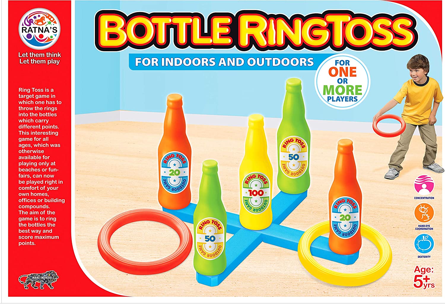 Bottle Ring Toss Ratna Toys