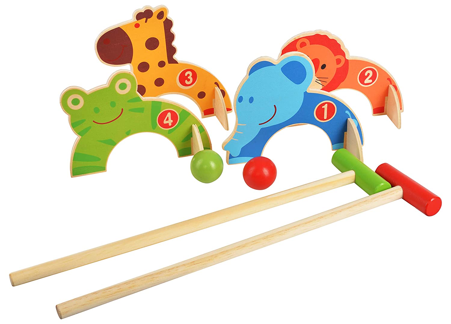 Animal Croquet Game Mini Golf Set