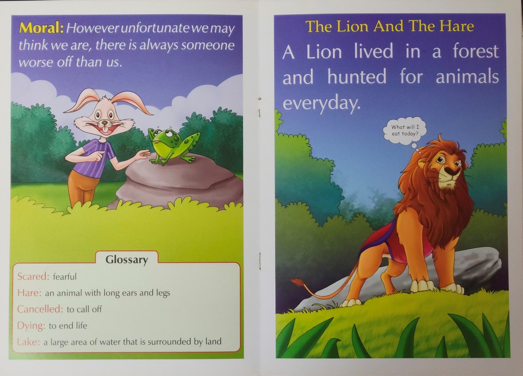 The Hares and the Frogs The Lion and the Hare