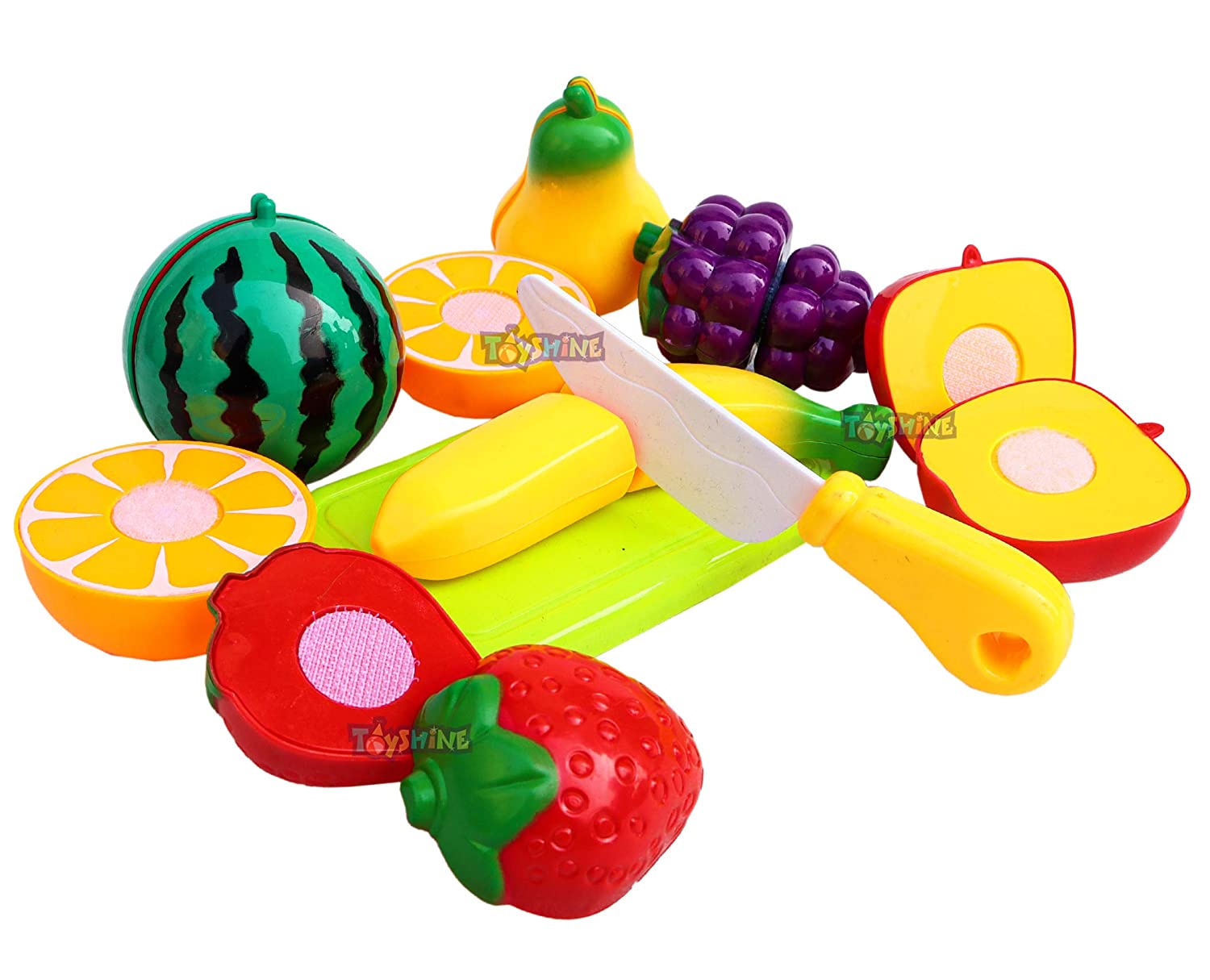Fruit Set with Knife - Toy Shine