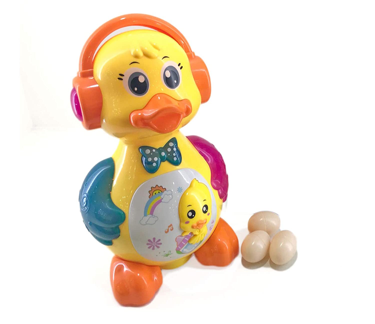 Funny Duck Laying Eggs Musical Miss & Chief