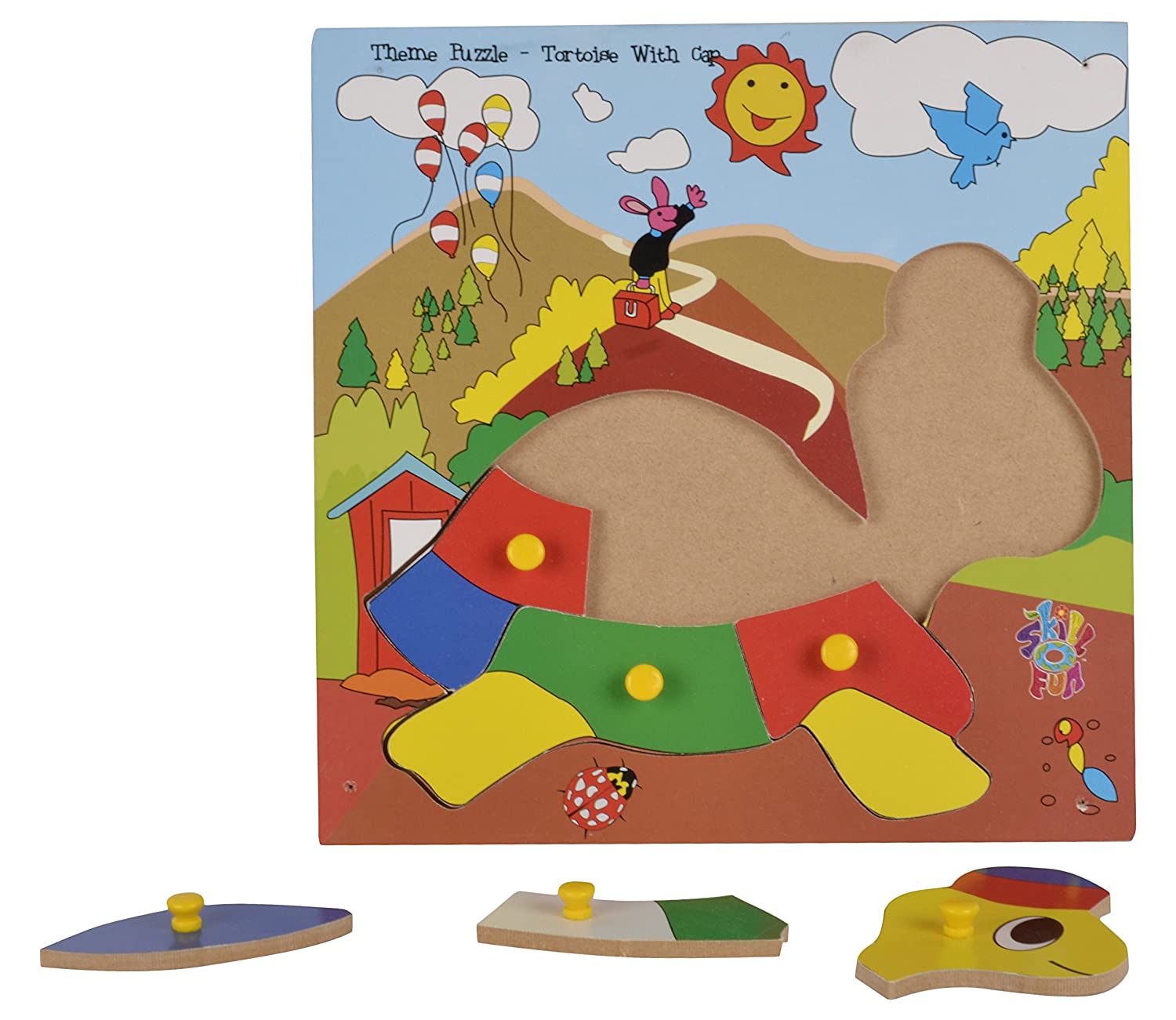 Tortoise With Cap Jigsaw Puzzle Standard Skillofun