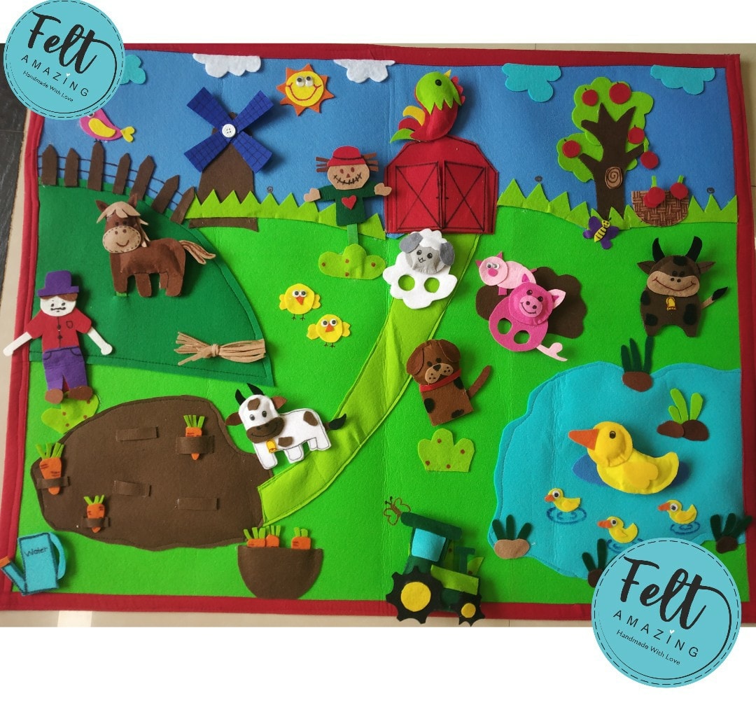 Felt Mat - Farm