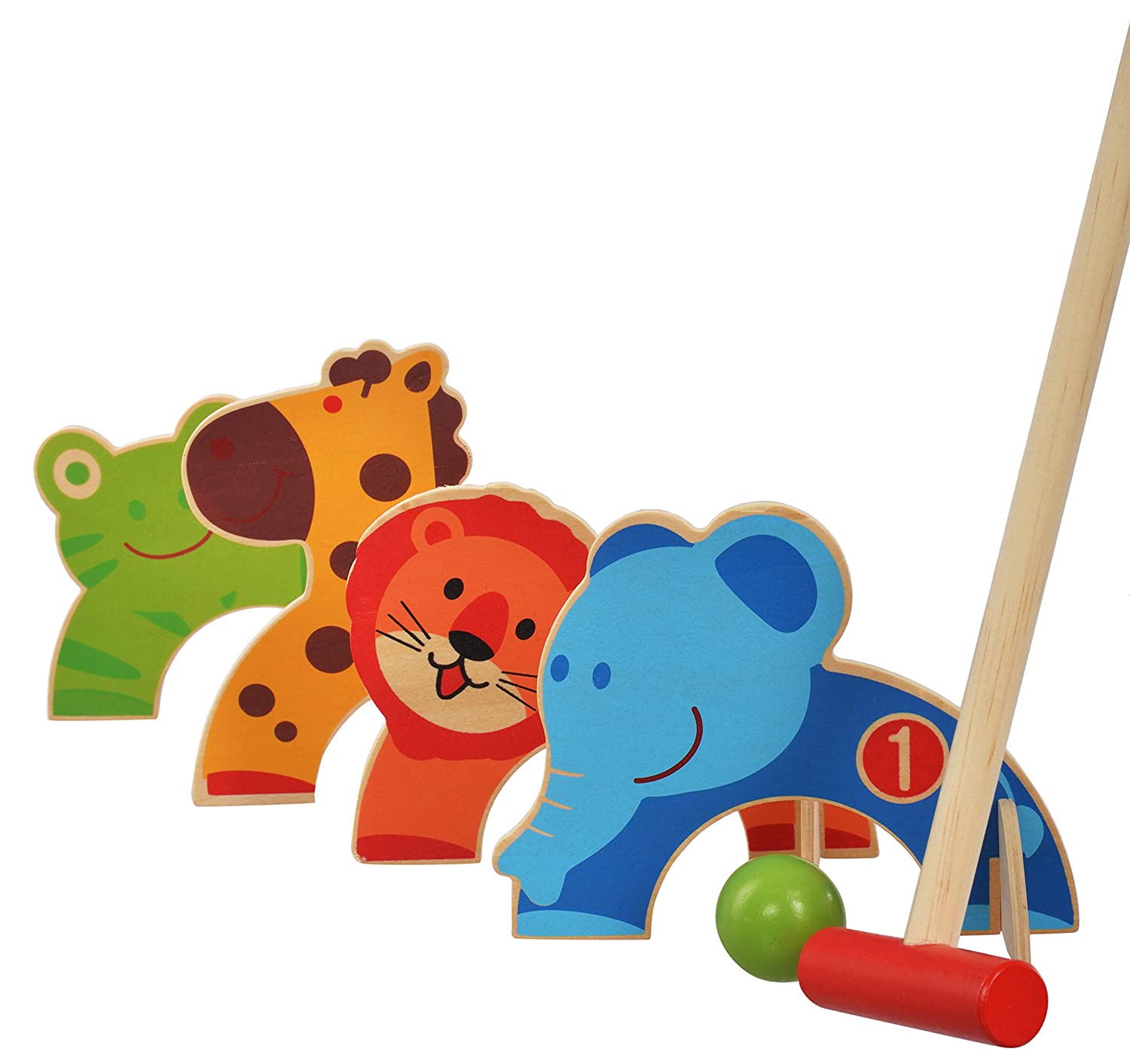 Animal Croquet Game Mini Golf Set