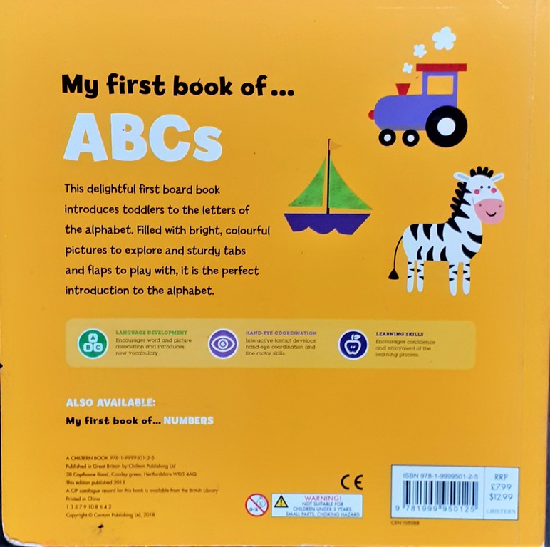 My first book of ABC's