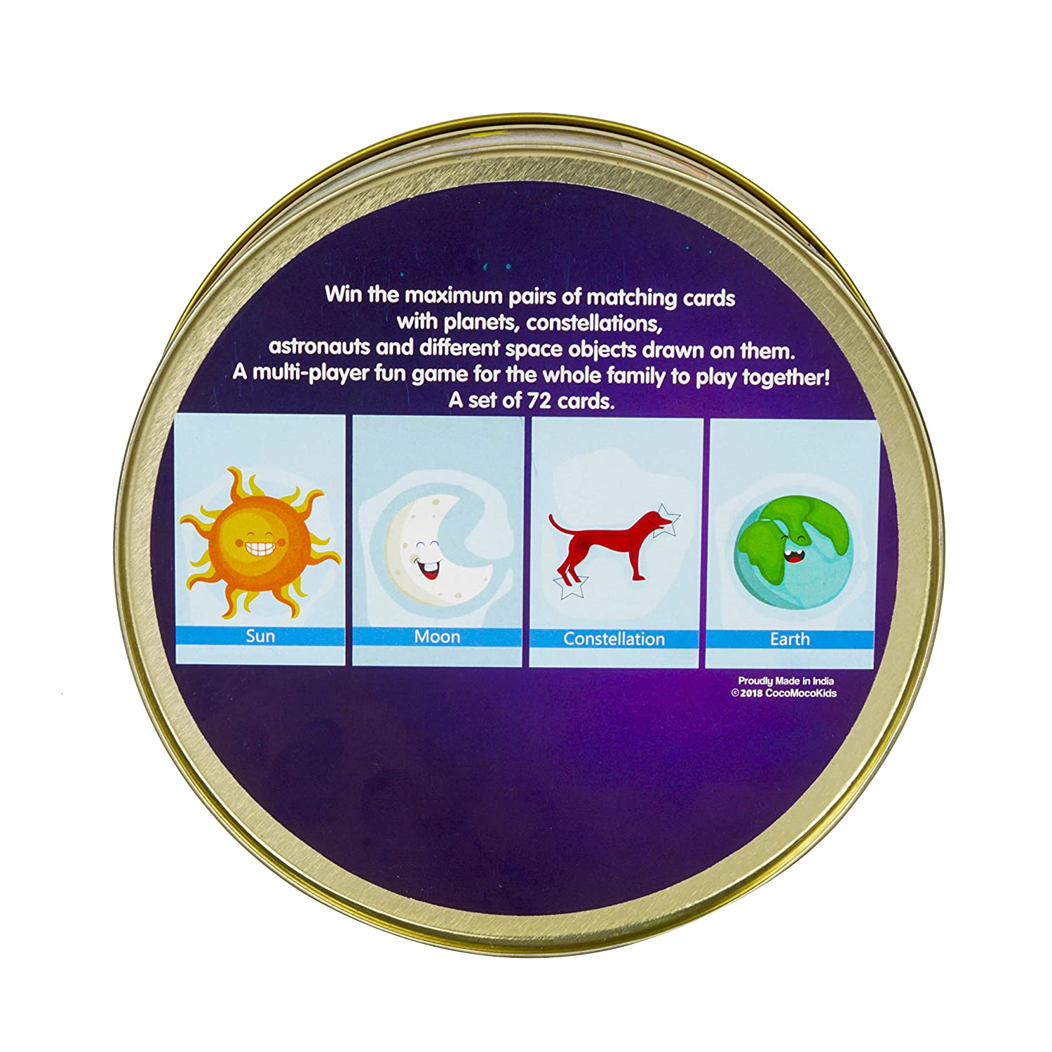 SNAP solar system card game cocomoco