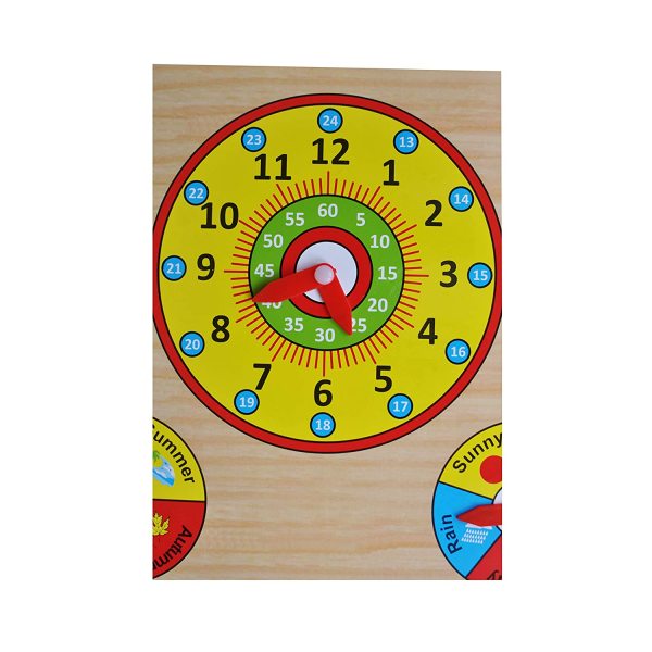 Wooden Clock Puzzle Time n Seasons