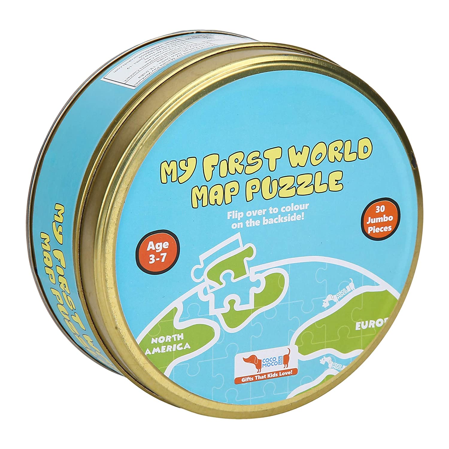 World Map Puzzle - Coco Moco