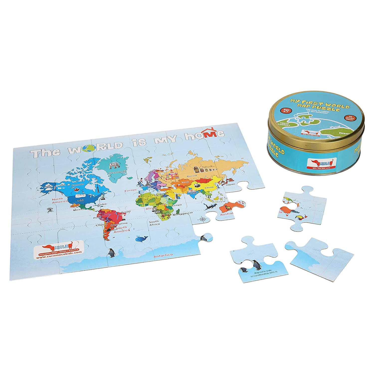World Map Puzzle - Coco Moco - Image 2