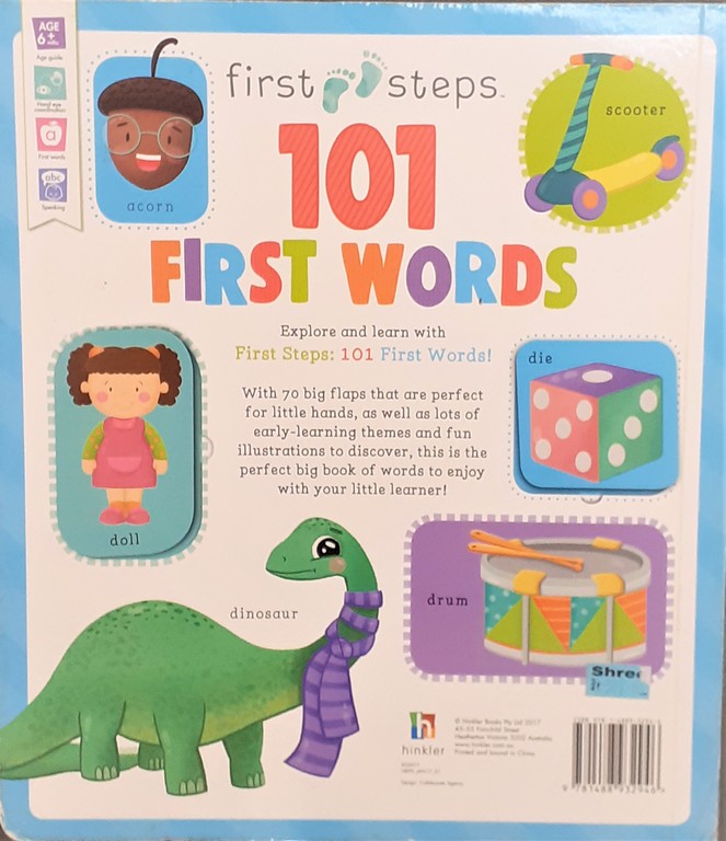 101 First Words Lift a Flap Book
