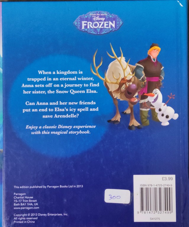 FROZEN BOARD BOOK