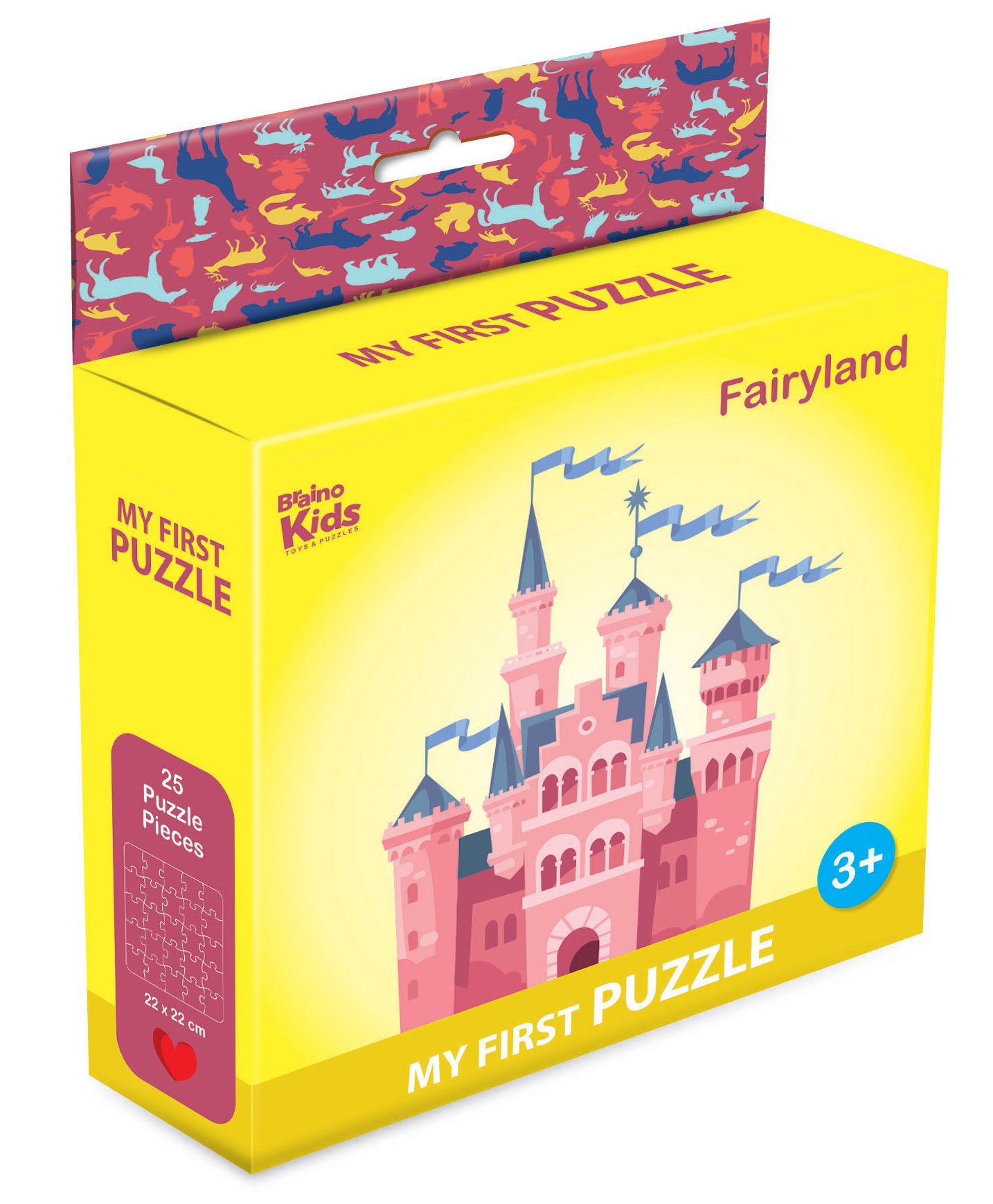 My First Mini Jigsaw Puzzle Fairyland - 25 Pieces - Braino Kids