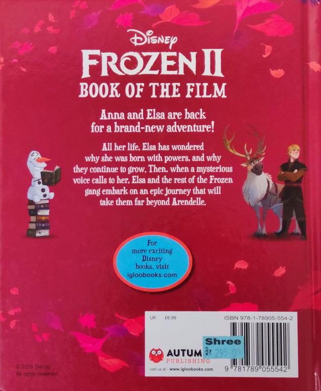 Disney Frozen II Book of the Film