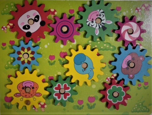 Chunky Rotating Gears Puzzle