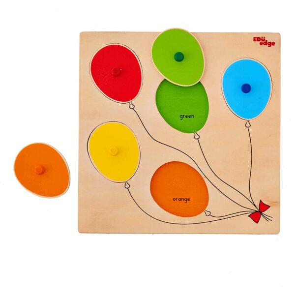 Colour Balloon Puzzle Identification tray Eduedge