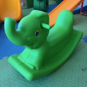 Kids Rocker Elephant Green