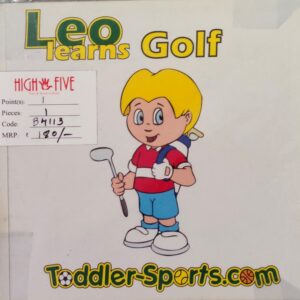 Leo learns golf