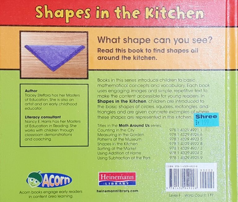 Math Around Us Shapes in the Kitchen