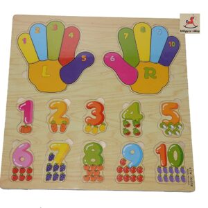 Numbers Puzzles Identification Tray Vibgyor Vibes