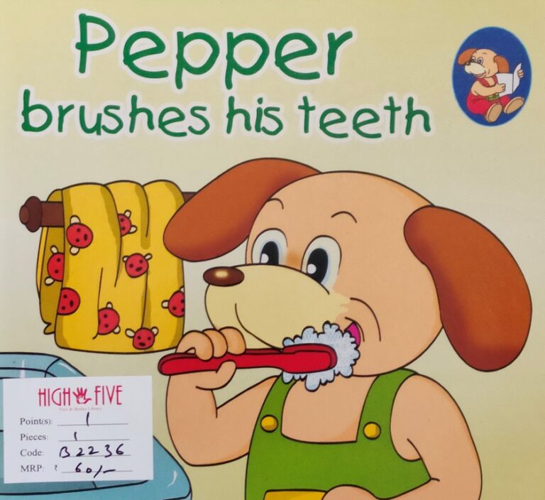 Pepper-Brushes-His-Teeth