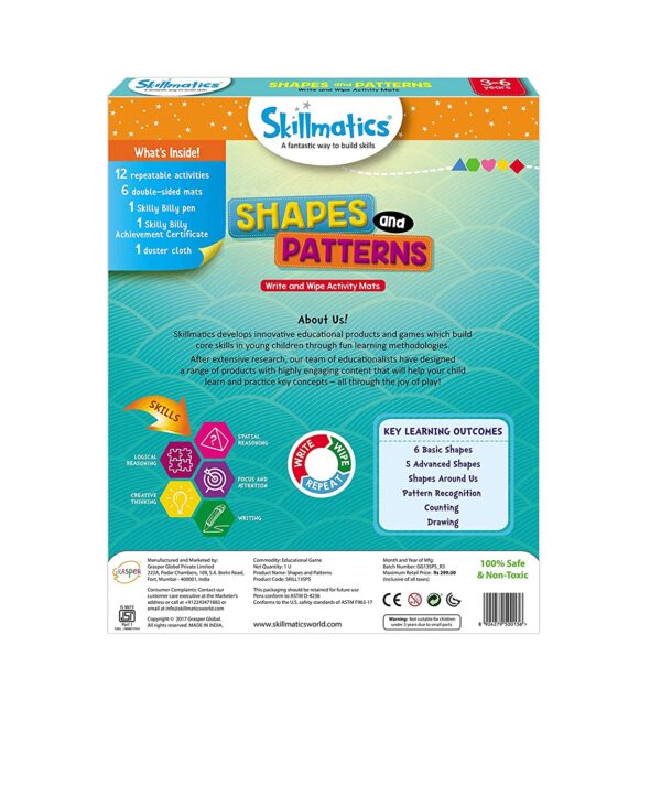 Shapes and Patterns Skillmatics