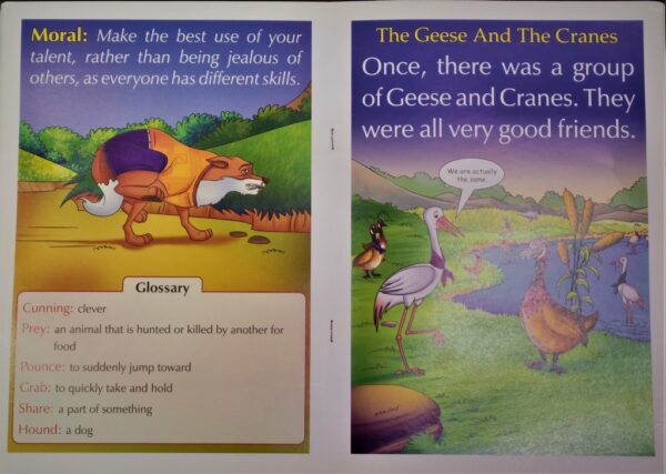 The Lion and the Wolf The Geese and the Cranes