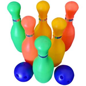 bowling set - 6 pins and 1 ball