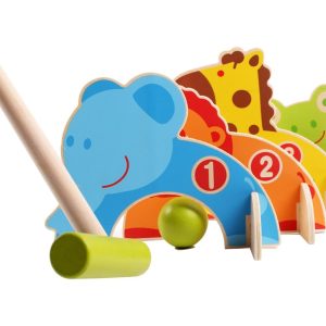 Animal Croquet Game Mini Golf Set