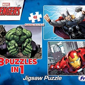 Avenger 3 Jigsaw Puzzles In 1 - 48 Pieces - Frank